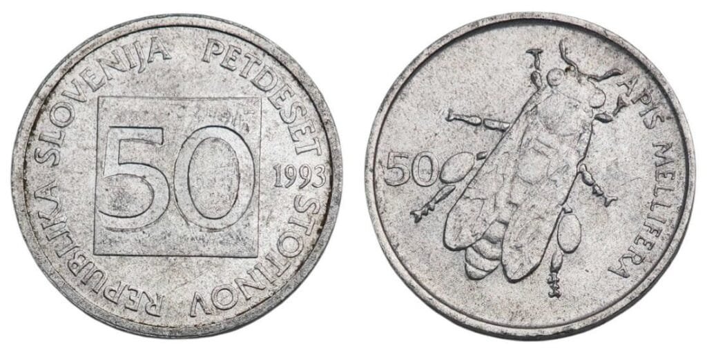 SLOVENIA 50 stotinov 1993 VF