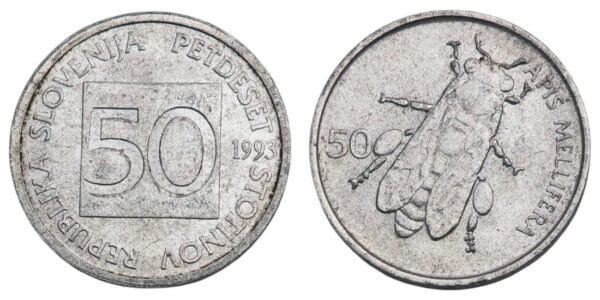 SLOVENIA 50 stotinov 1993 VF