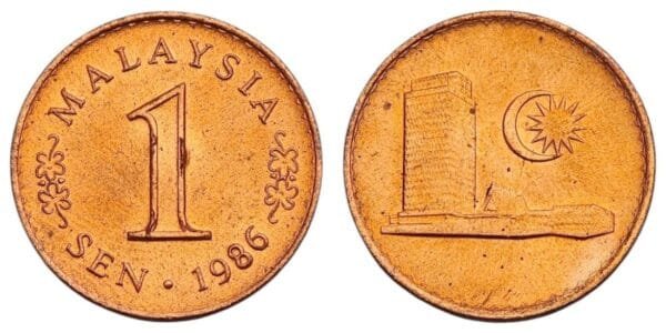 MALAYSIA 1 sen 1986 XF