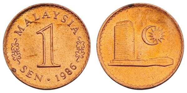 MALAYSIA 1 sen 1986 XF