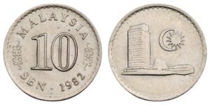 MALAYSIA 10 sen 1982 XF