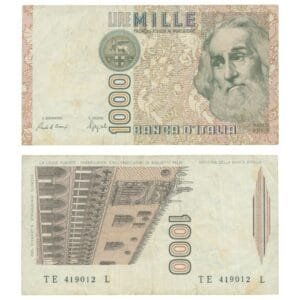 ITALY 1000 lire 1982 / Marco Polo / VF