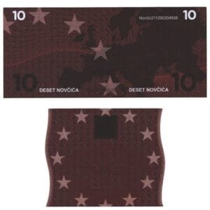 CROATIA 10 novcica ND / Play money from Zagreb Technical Museum / UNC