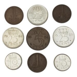 NETHERLANDS coins lot / 9 pcs.