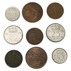 NETHERLANDS coins lot / 9 pcs.