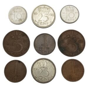 NETHERLANDS coins lot / 9 pcs.