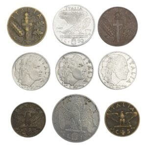 ITALY Kingdom / coins lot / 9 pcs.