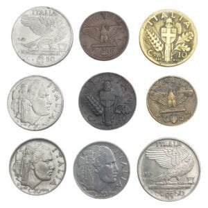 ITALY Kingdom / coins lot / 9 pcs.