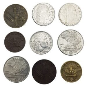 ITALY Kingdom / coins lot / 9 pcs.