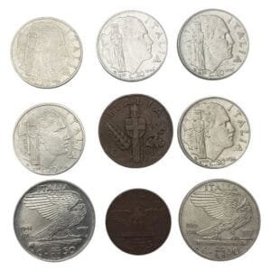 ITALY Kingdom / coins lot / 9 pcs.
