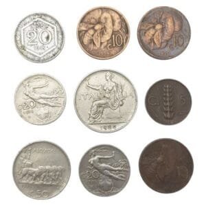 ITALY Kingdom / coins lot / 9 pcs.