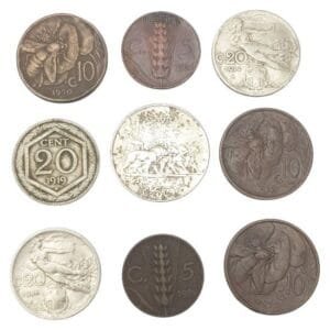 ITALY Kingdom / coins lot / 9 pcs.