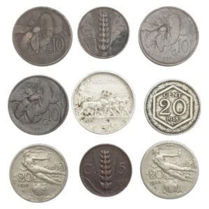 ITALY Kingdom / coins lot / 9 pcs.