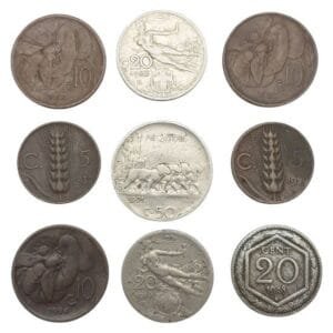 ITALY Kingdom / coins lot / 9 pcs.