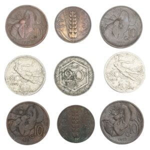 ITALY Kingdom / coins lot / 9 pcs.