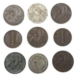 ITALY Kingdom / coins lot / 9 pcs.