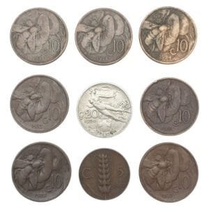 ITALY Kingdom / coins lot / 9 pcs.