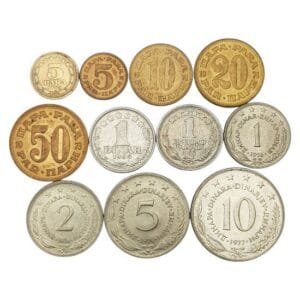 YUGOSLAVIA coins lot / 11 pcs.