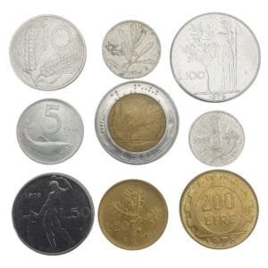 ITALY coins lot / 9 pcs.