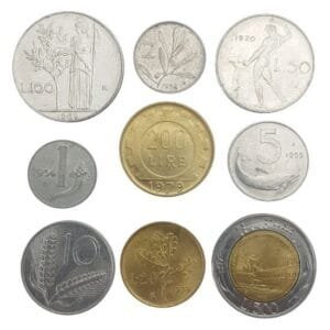 ITALY coins lot / 9 pcs.