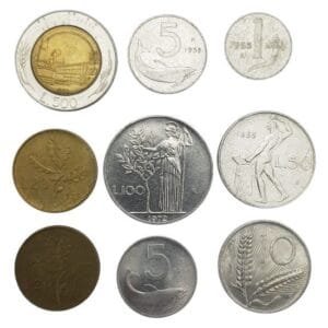 ITALY coins lot / 9 pcs.