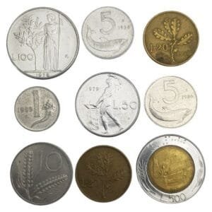 ITALY coins lot / 9 pcs.