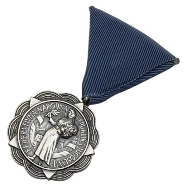 YUGOSLAVIA Medal for Merit (Older type - FNRJ)