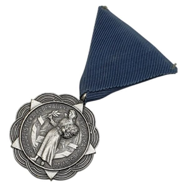 YUGOSLAVIA Medal for Merit (Newer type - SFRJ)
