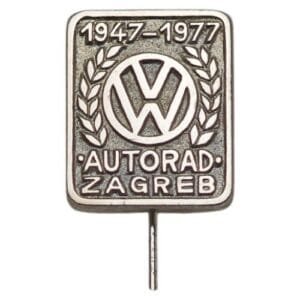 YUGOSLAVIA Autorad Zagreb (Croatia) / Volkswagen cars / automobilia / vintage lapel pin