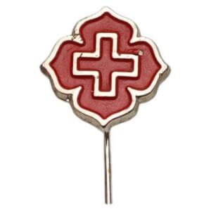 YUGOSLAVIA Red Cross vintage lapel pin