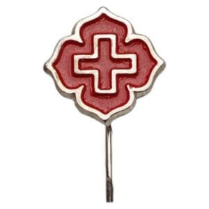 YUGOSLAVIA Red Cross vintage lapel pin