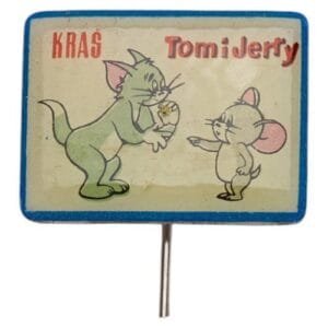 CROATIA Kraš candy company / Tom & Jerry cartoon / vintage lapel pin