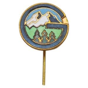 CROATIA Grafičar Mountaineering Society / vintage lapel pin