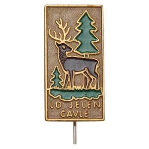 CROATIA Jelen Hunting Society / Čavle / vintage lapel pin