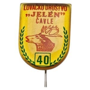 CROATIA Jelen Hunting Society / Čavle / vintage lapel pin