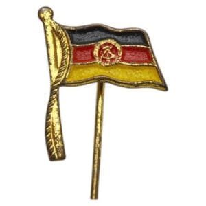 GERMANY East (GDR) national flag vintage lapel pin