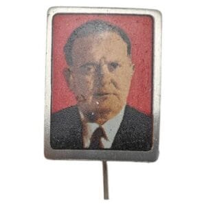 YUGOSLAVIA communist leader Josip Broz Tito vintage lapel pin