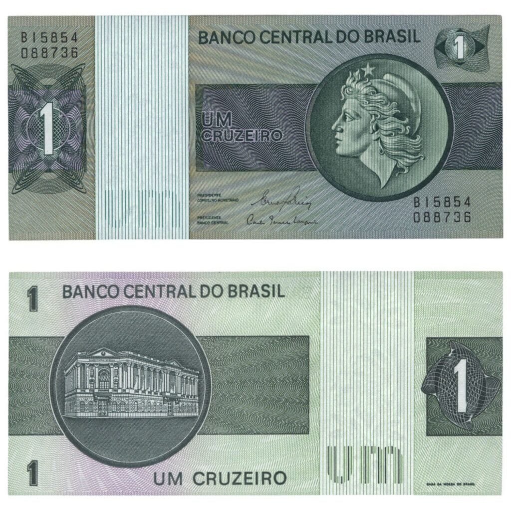 BRAZIL 1 cruzeiro 1984. / serija: B / UNC