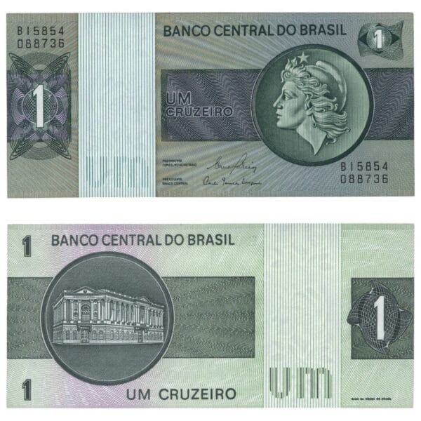 BRAZIL 1 cruzeiro 1984 / series: B / UNC