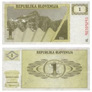SLOVENIA 1 tolar 1990 UNC