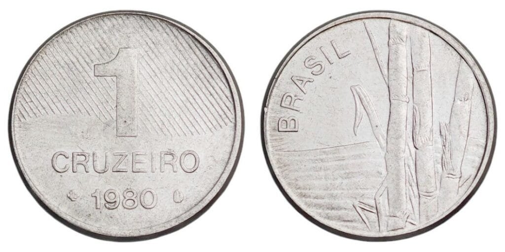BRAZIL 1 cruzeiro 1980 XF
