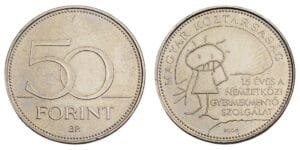 HUNGARY 50 forint 2005 / International Children's Safety Service / XF