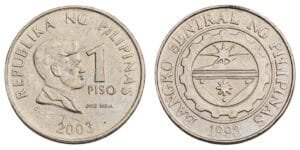 PHILIPPINES 1 piso 2003 VF+