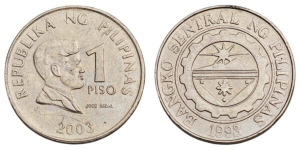 PHILIPPINES 1 piso 2003 VF+