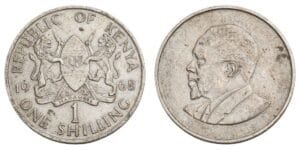 KENYA 1 shilling 1968 VF