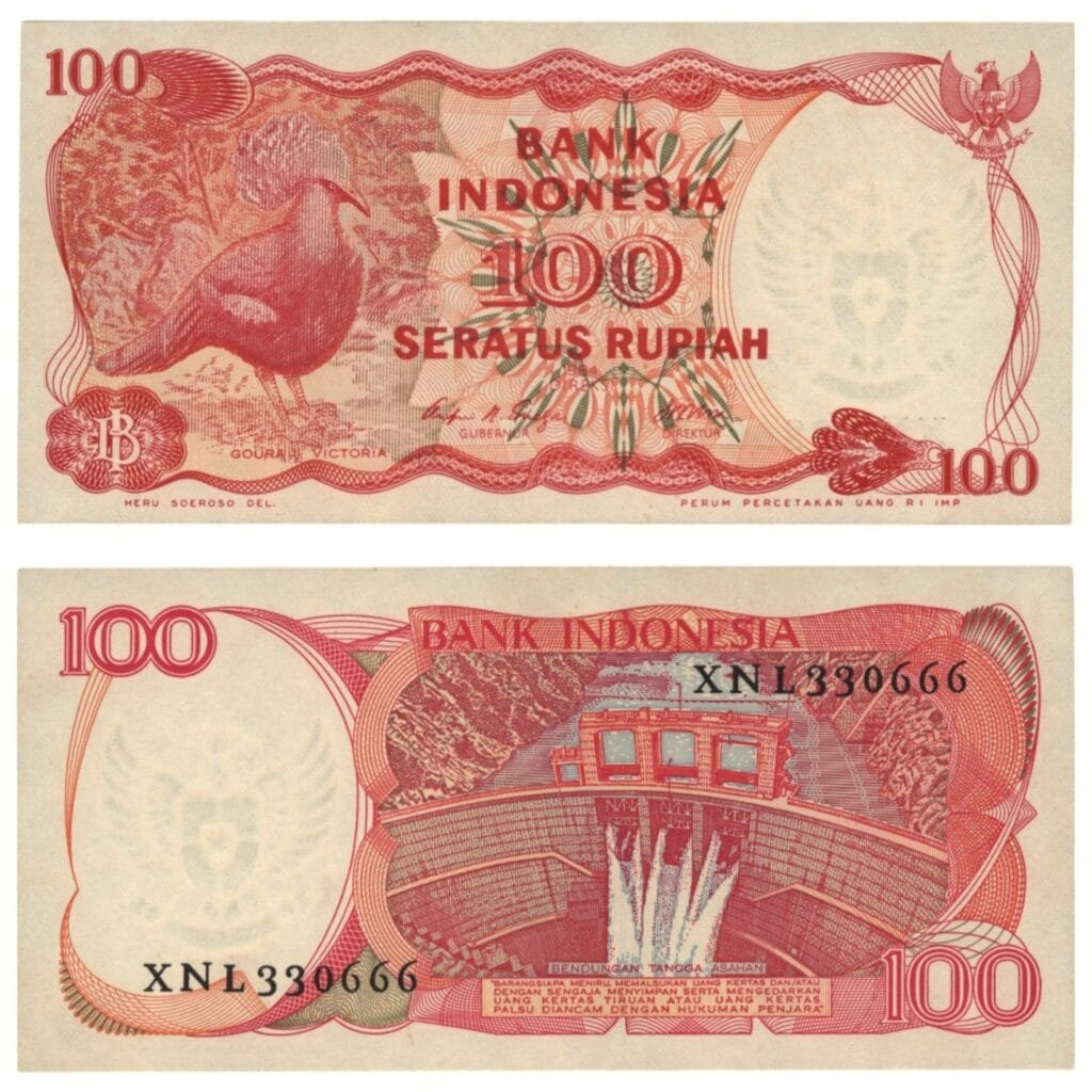 INDONESIA 100 rupiah 1984 / Replacement series / UNC