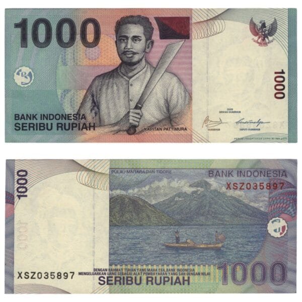 INDONESIA 1000 rupiah 2009 / Replacement series / UNC
