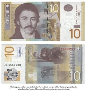SERBIA 10 dinara 2013 / Replacement series ZA / UNC