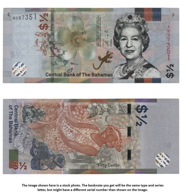 BAHAMAS 1/2 dollar 2019 UNC