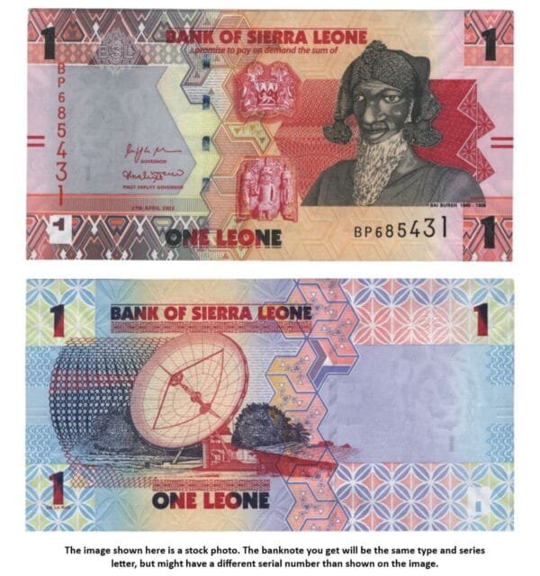 SIERRA LEONE 1 leone 2022 UNC